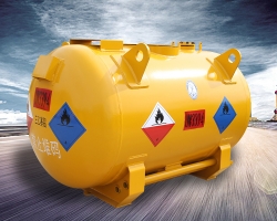 Portable triethyl aluminum tank