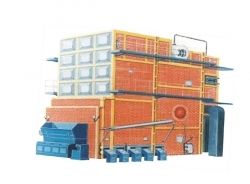 Natural gas heat conduction oil furnace